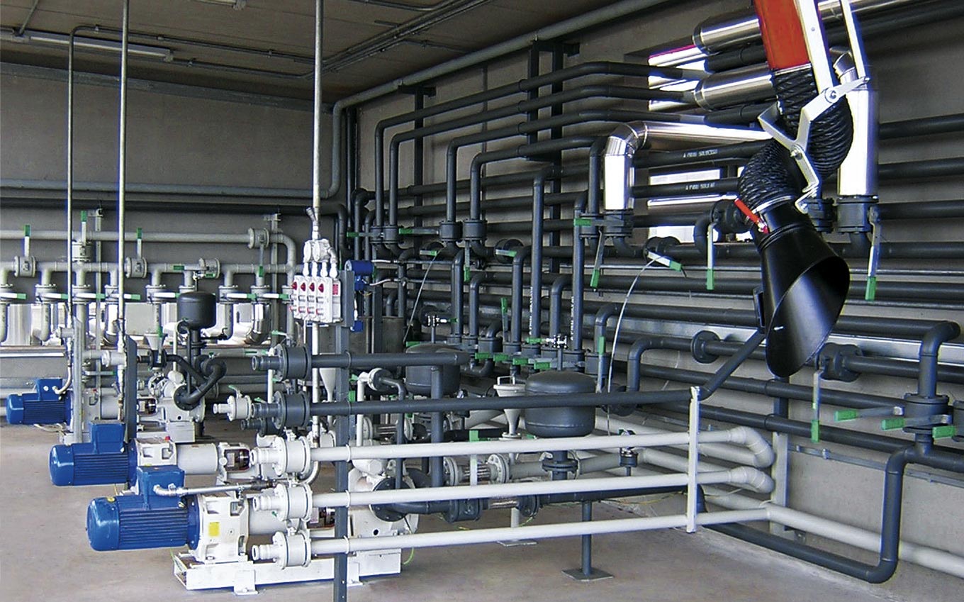Cosmetics, chemical, pharmaceutical and food plants